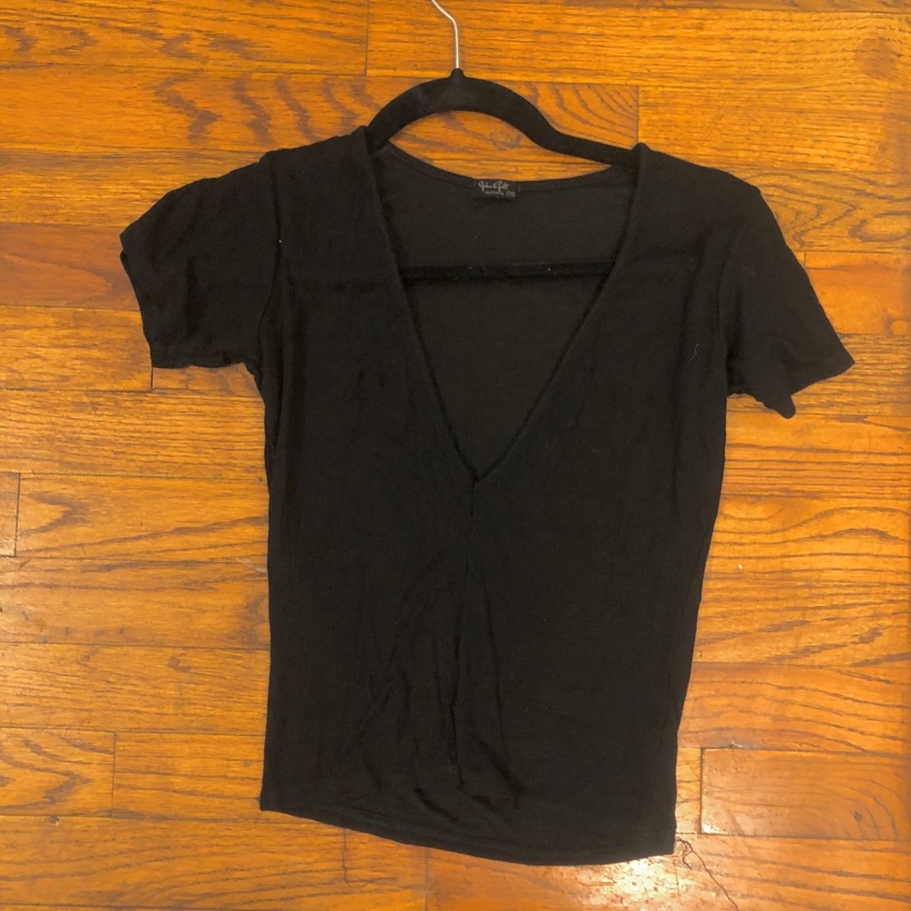 Brandy Melville Black Crop Top